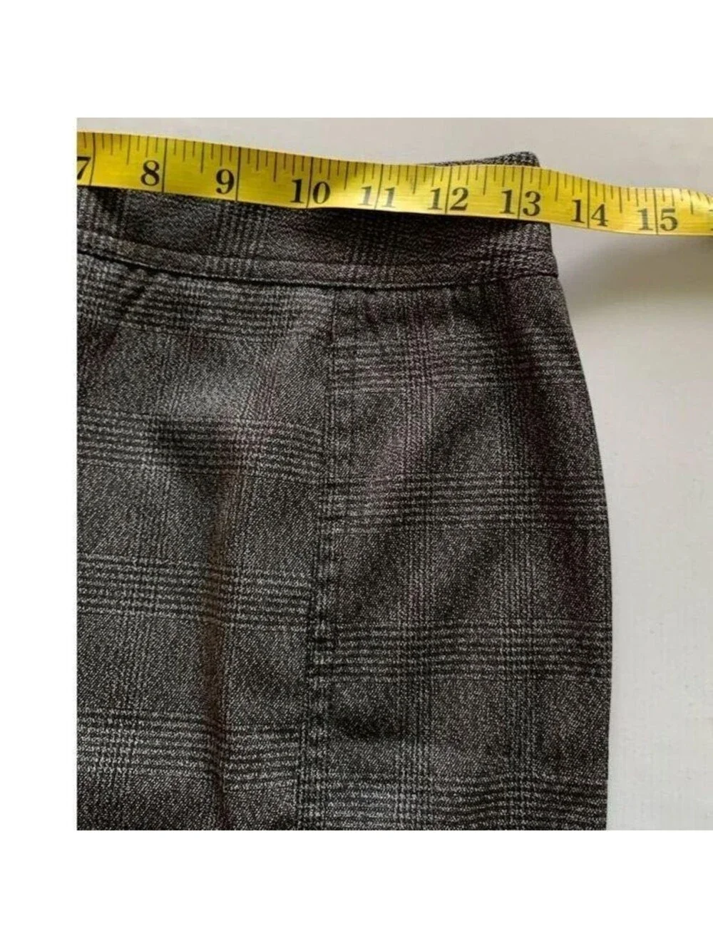 BCX Black Pleated Skirt with Button Detail